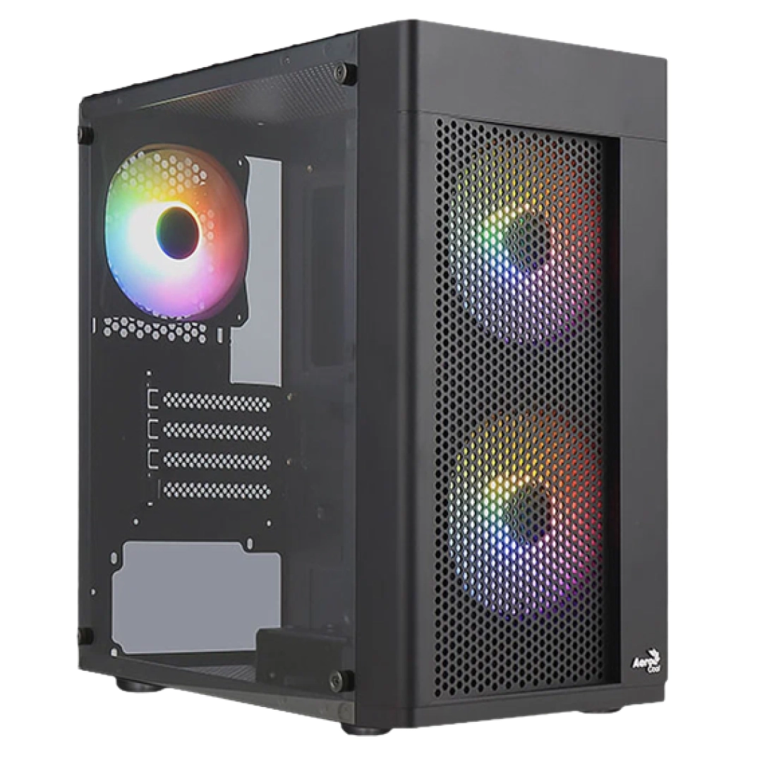 Компьютерный корпус AeroCool Hexform v1 Black - фото №1 Компьютерный корпус AeroCool Hexform v1 Black