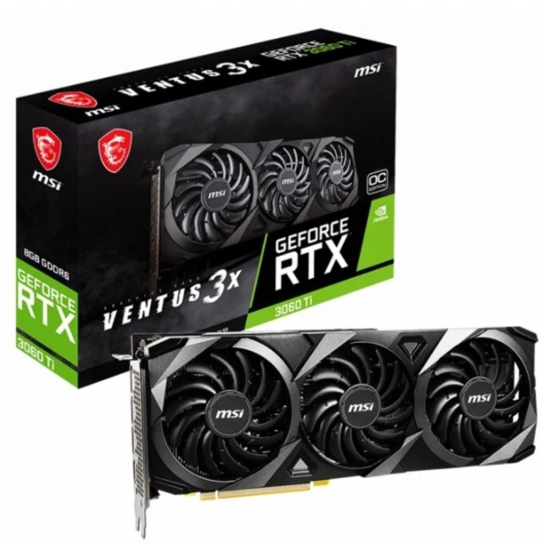 Видеокарта MSI GeForce RTX 3060 Ti VENTUS 3X 8G OC LHR