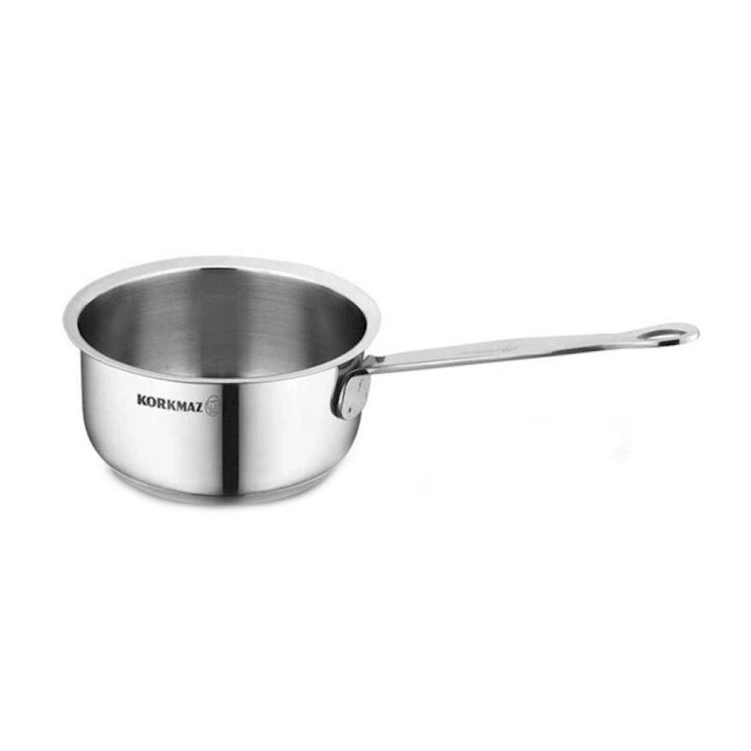 Ковш Korkmaz Minika Inox Saucepan A1397, 12x6.5 см, 0.75 л
