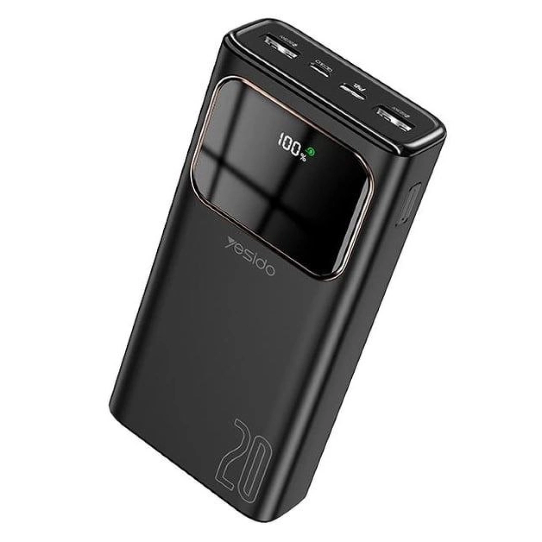 Yesido YP-30 20000mAh qora  power banki - rasm №1 Yesido YP-30 20000mAh qora  power banki