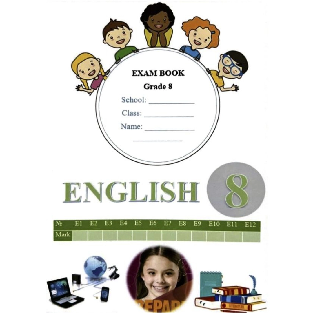 Exam book English 8