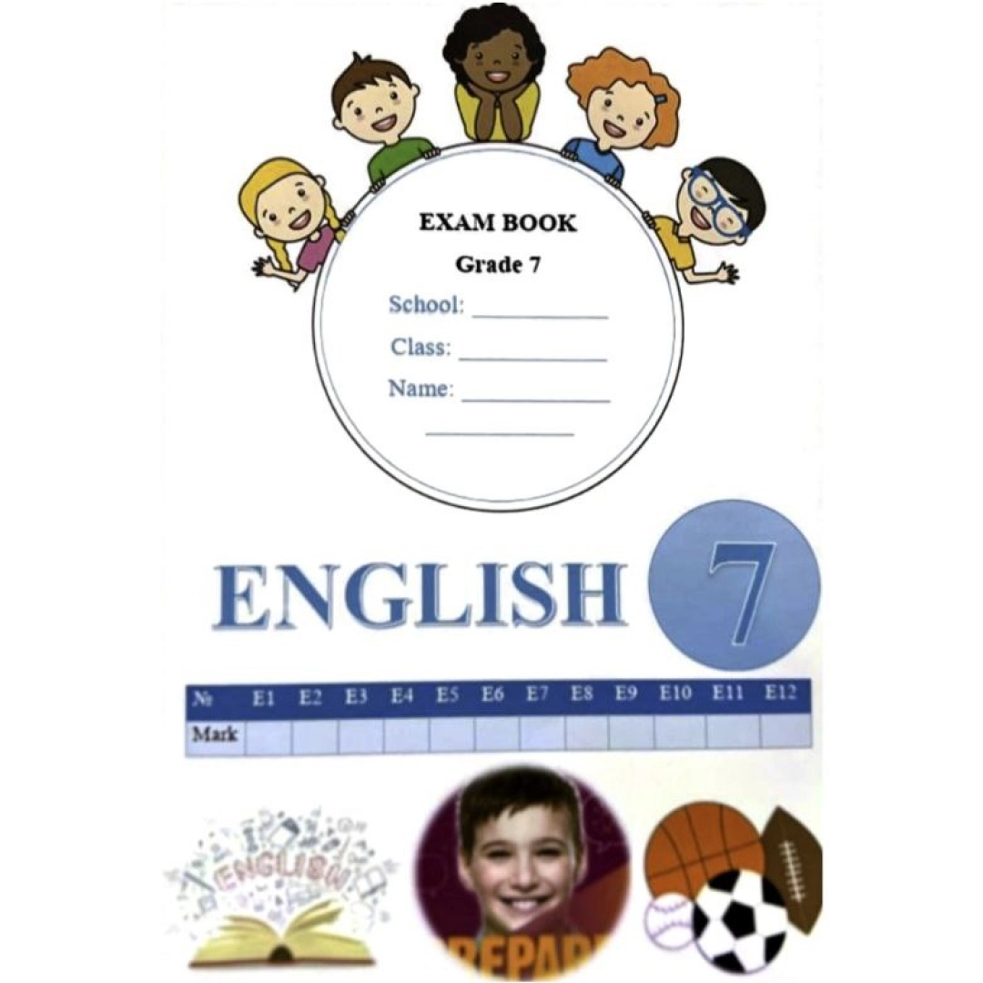 Exam book English 7