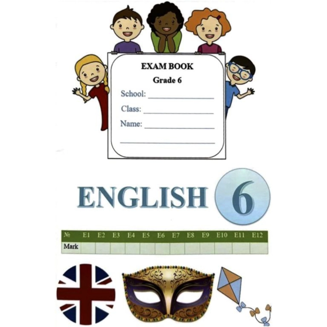 Exam book English 6