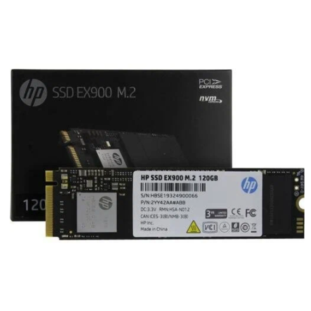 Жесткий диск SSD HP EX900 120GB NVMe M.2