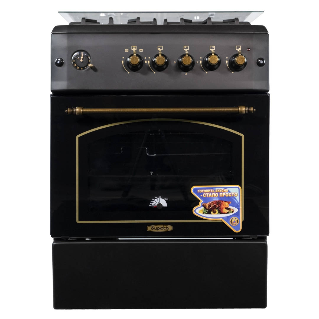 Бирюса N60GE32BL kombinatsiyalangan gaz plitasi