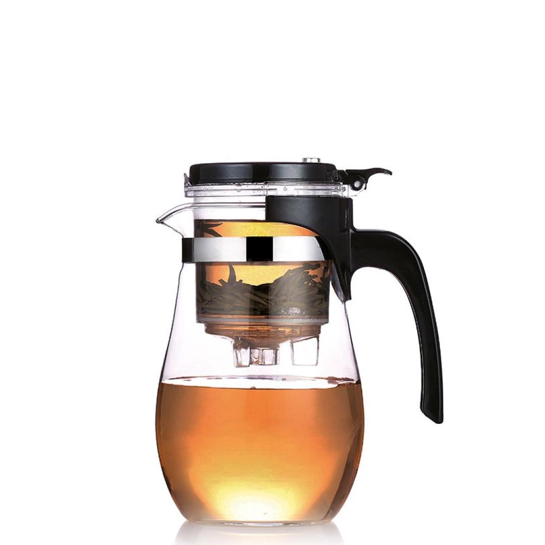 Чайник заварочный Fissman 900 мл со стальным фильтром (стекло),