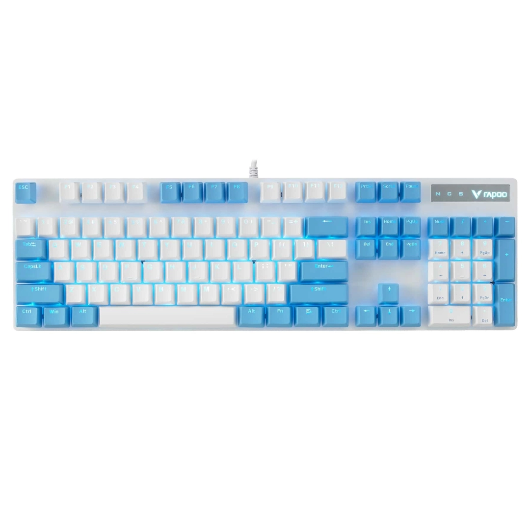 Rapoo V500 PRO White Cerulean klaviatura