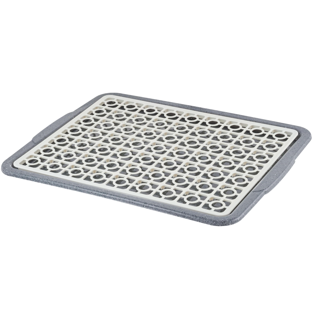 Сушилка для посуды Plast Team STONE Темный камень