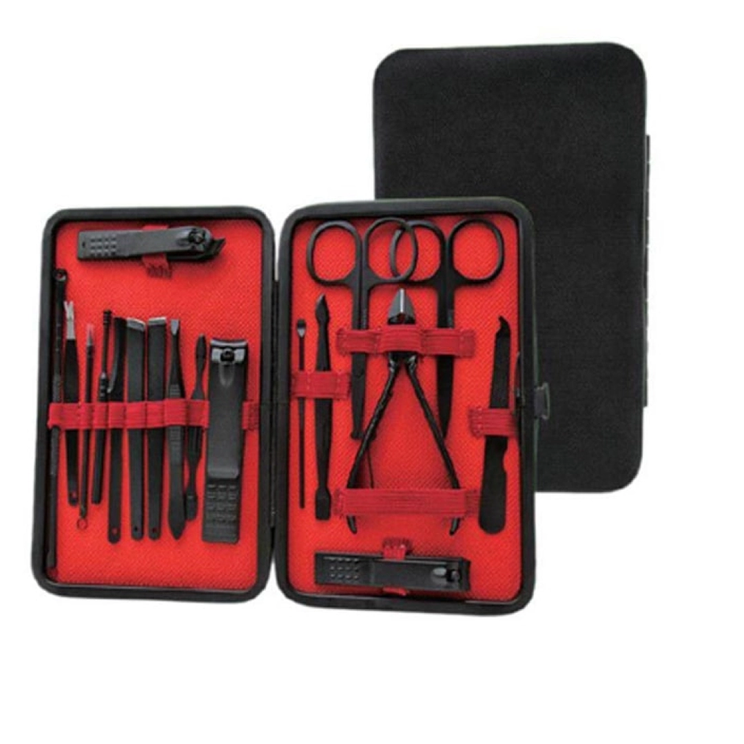 Green Lion 18 in 1 qora manikyur to'plami