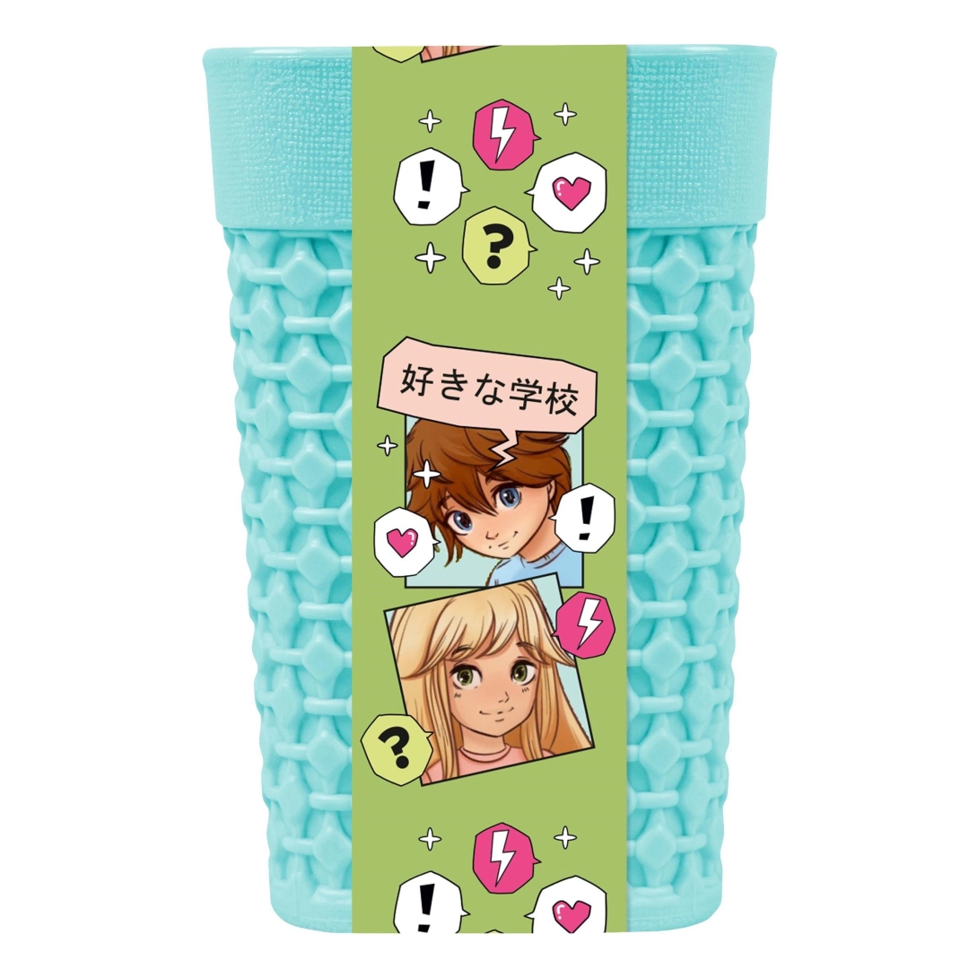 Стакан для ванной комнаты Plast Team Anime School, 74х74х112