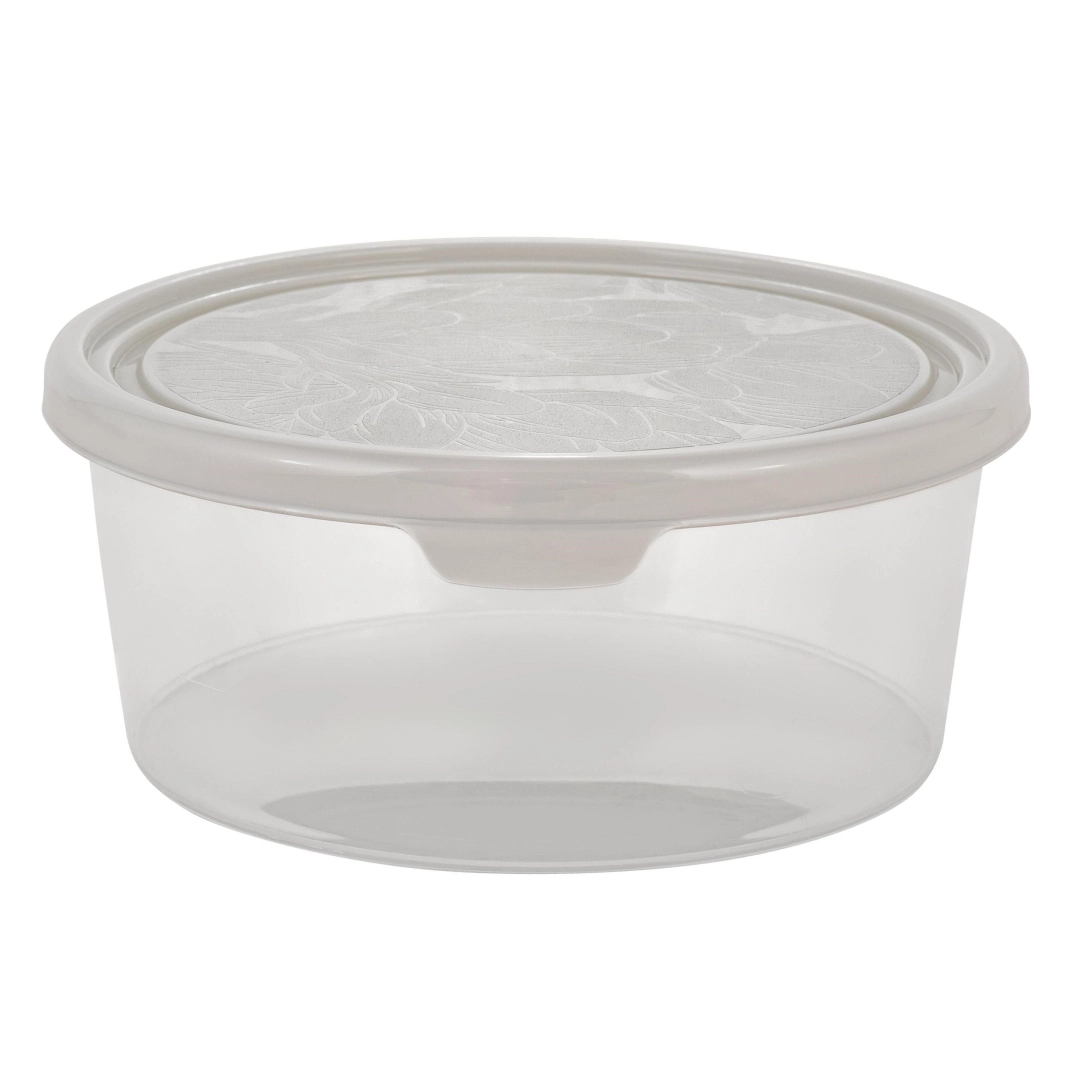 Plast Team HELSINKI mahsulotlari uchun konteyner, muzlatish uchun, 0,5l, yumaloq, 135x130x55 kulli marvarid