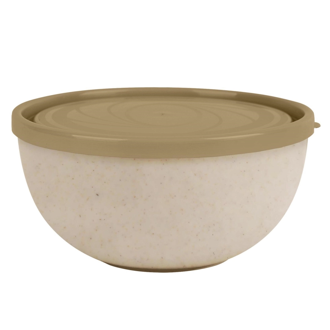 Салатник Plast Team Green Republic, с крышкой, 2,5л, 218х212х105