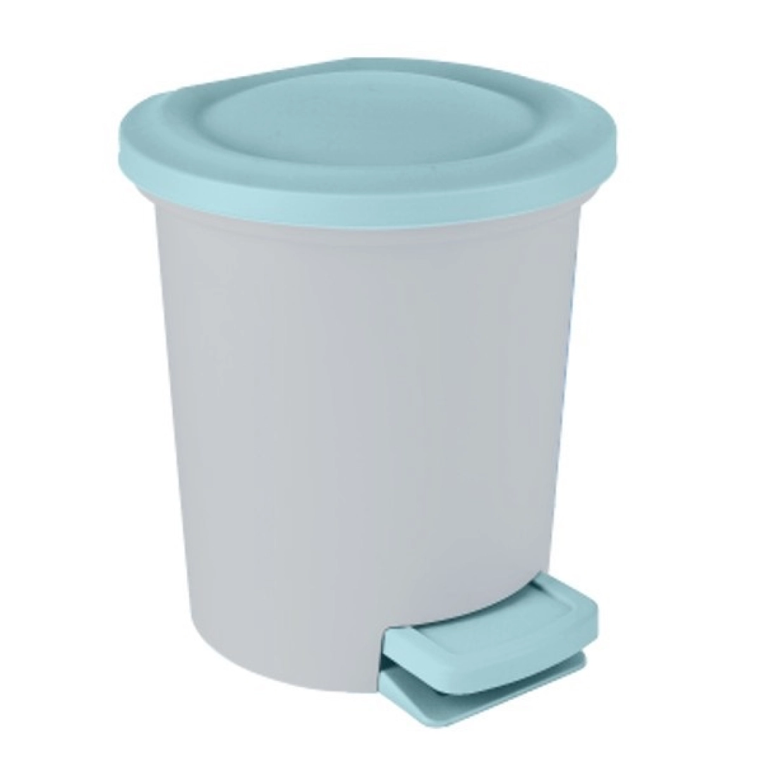 Контейнер для мусора с педалью Spin&Clean Vogue 6 л, небесный