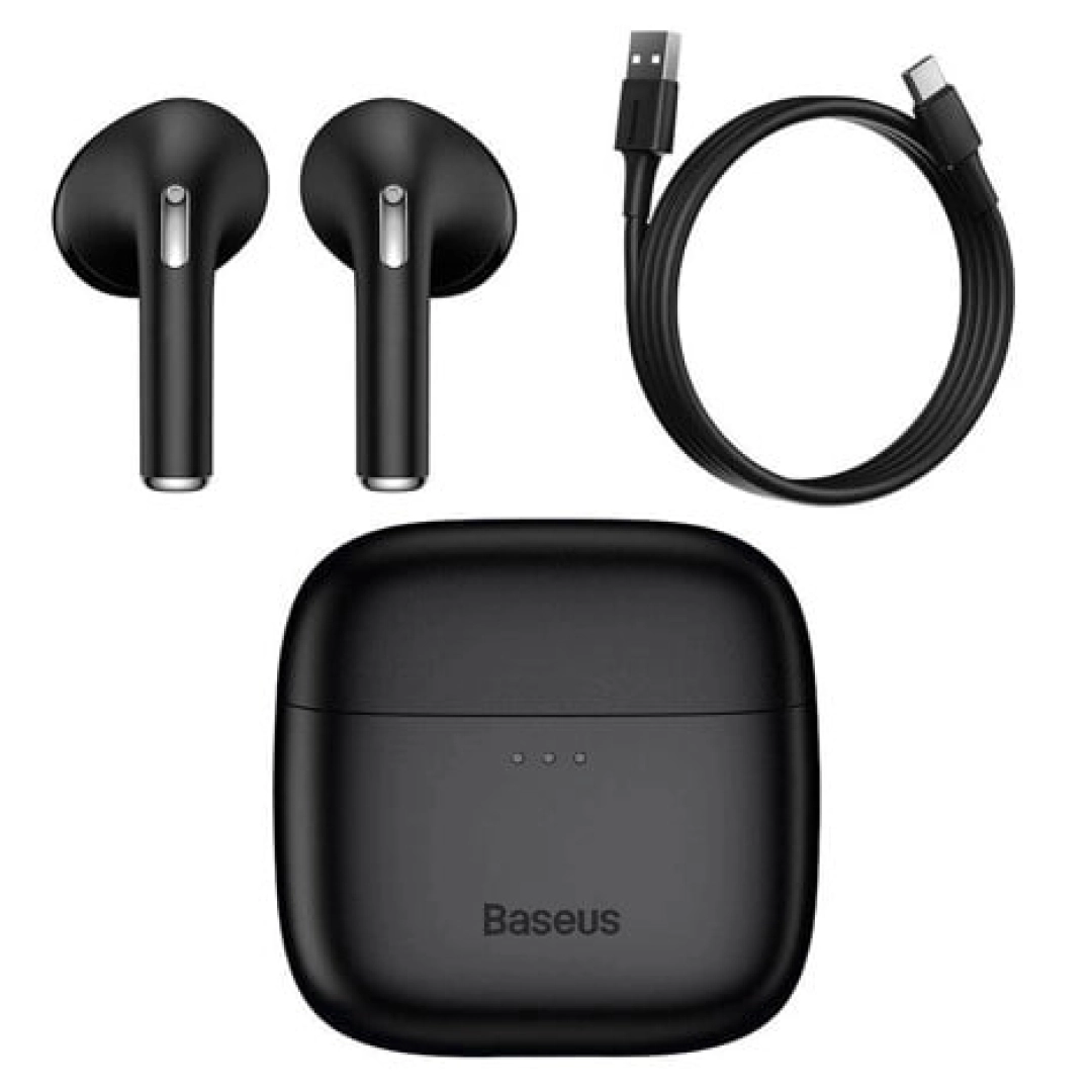 Наушники беспроводные Bluetooth True Wireless Earphones Baseus Bowie E3 (Black)