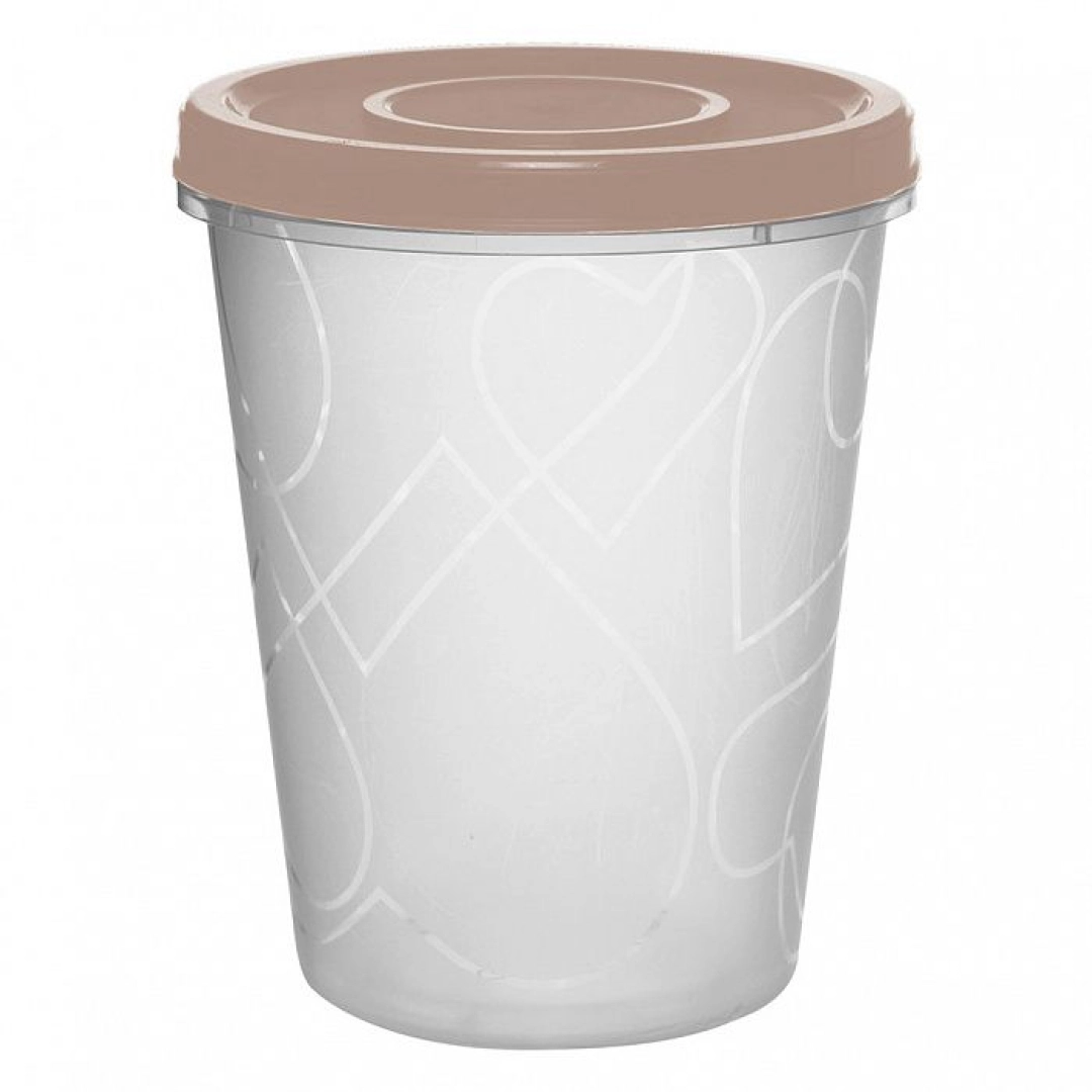 Банка для продуктов Sugar&Spice Vanilla с завинчивающейся крышкой 1л латте