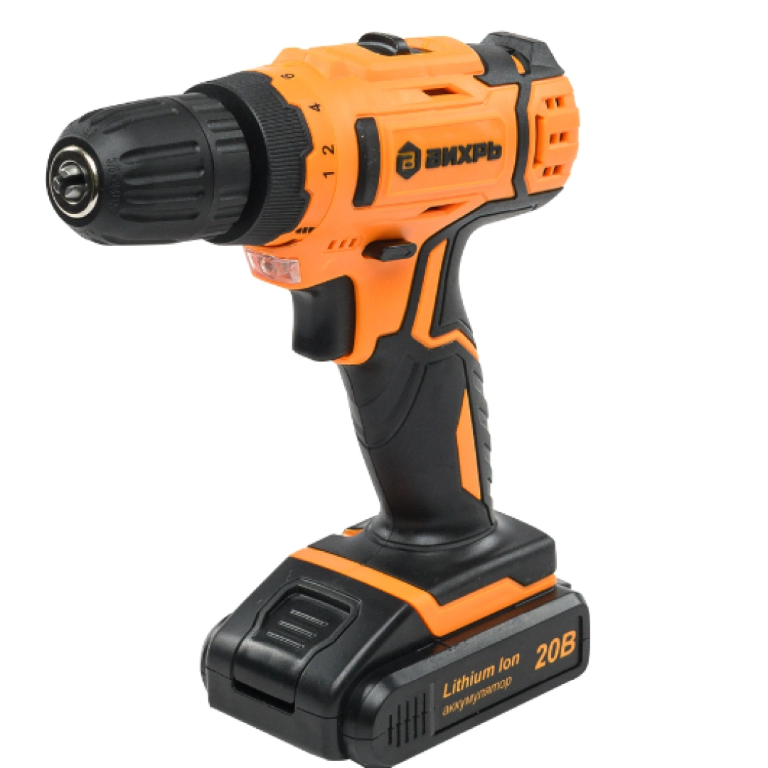 Аккумуляторная дрель-шуруповерт Вихрь ДА-20Л-2КA