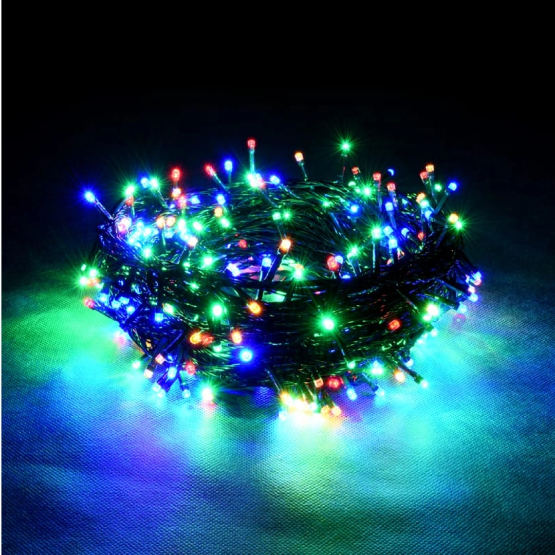 Гирлянда Vegas нить 100 разноцветных LED ламп 8 режимов