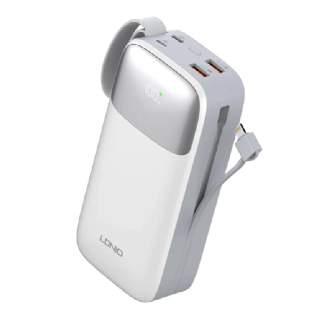 Внешний аккумулятор LDNIO PQ30 30000mAh белый