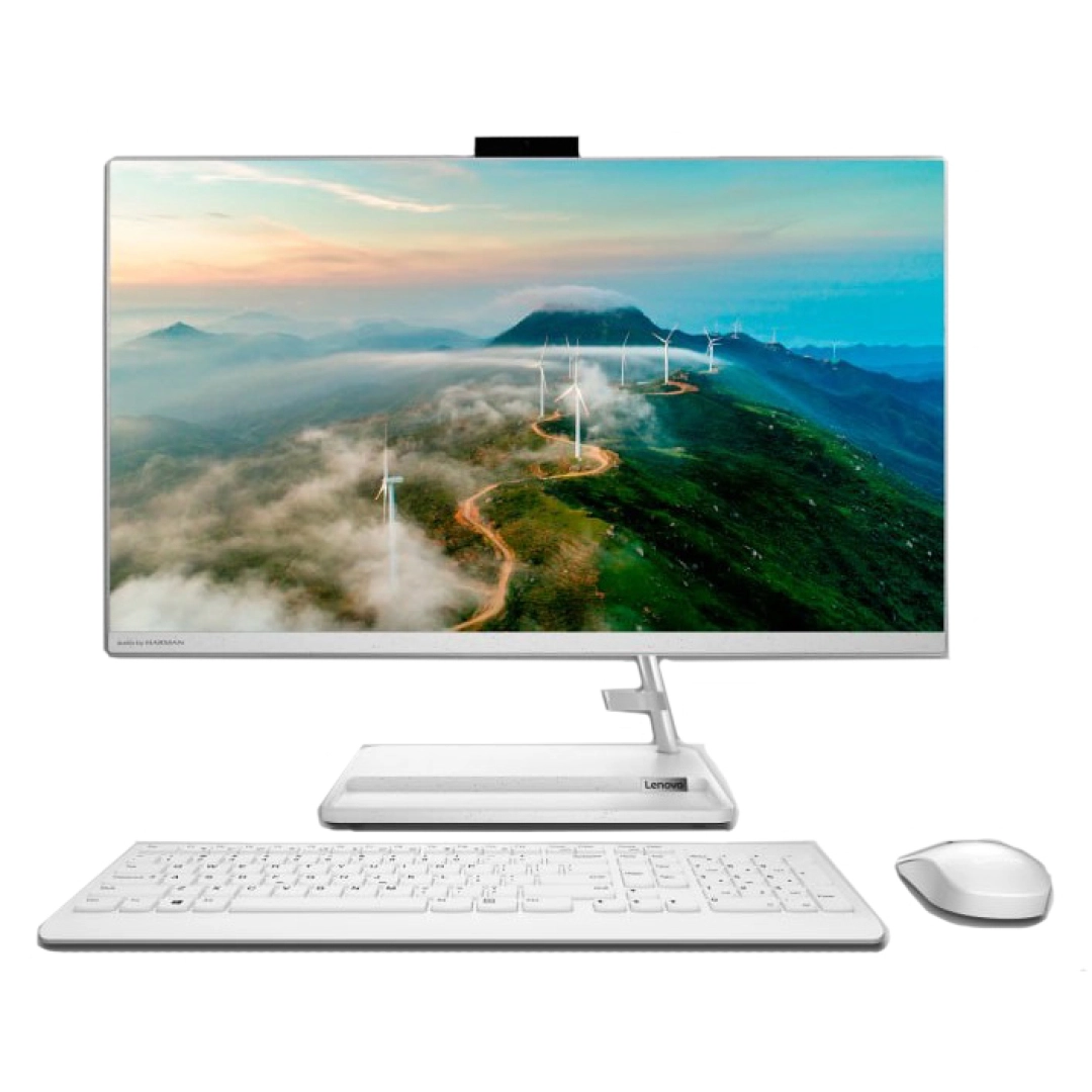 Моноблок Lenovo Ideacentre AIO / Intel core i5-13420H / DDR4 8GB / SSD 512GB/ 27" FHD IPS 250 NITS / White