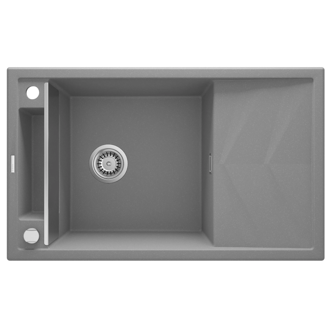 Кухонная мойка Deante MAGNETIC Серый (с осушкой) ZRM_S113
