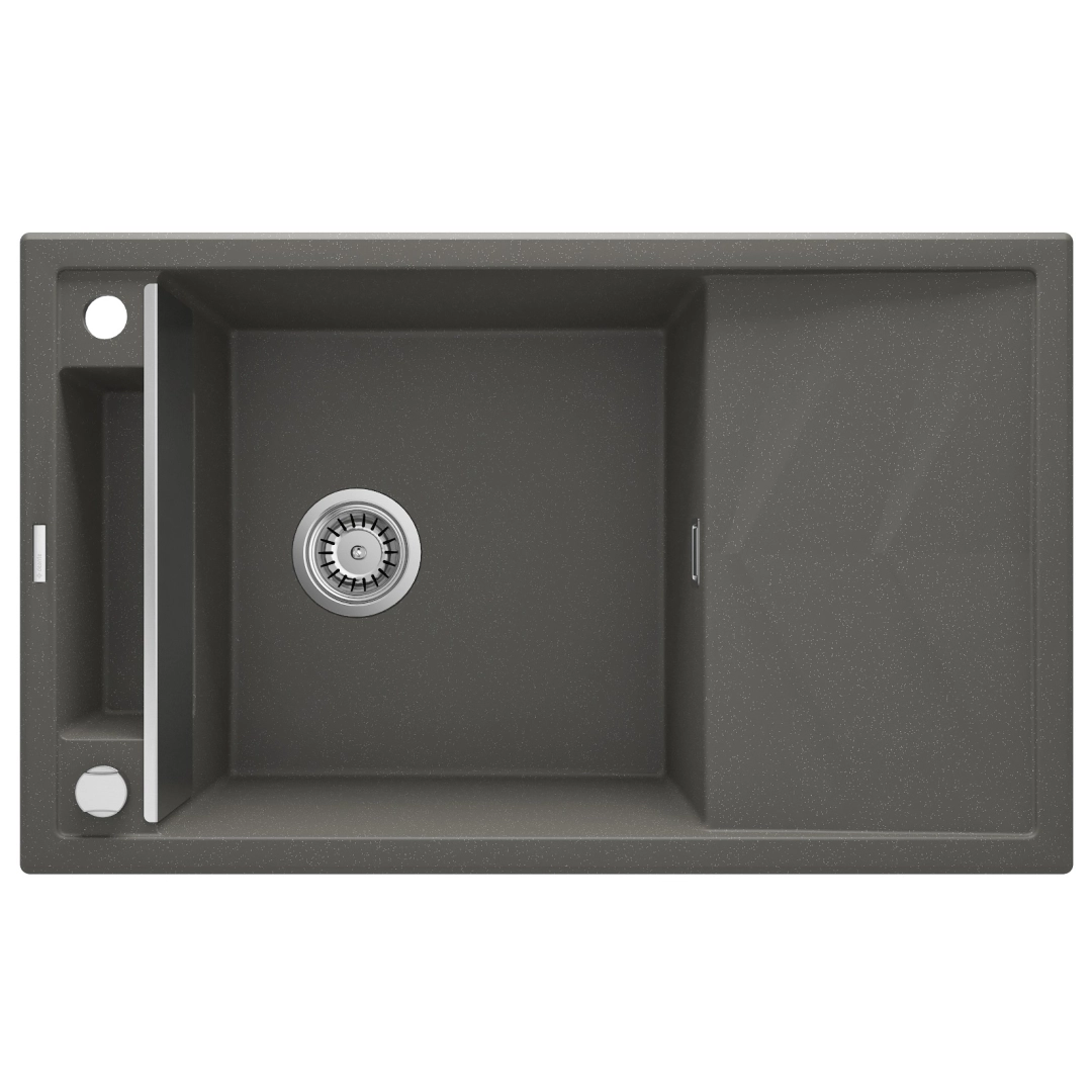 Кухонная мойка Deante MAGNETIC Антрацит (с осушкой) ZRM_T113