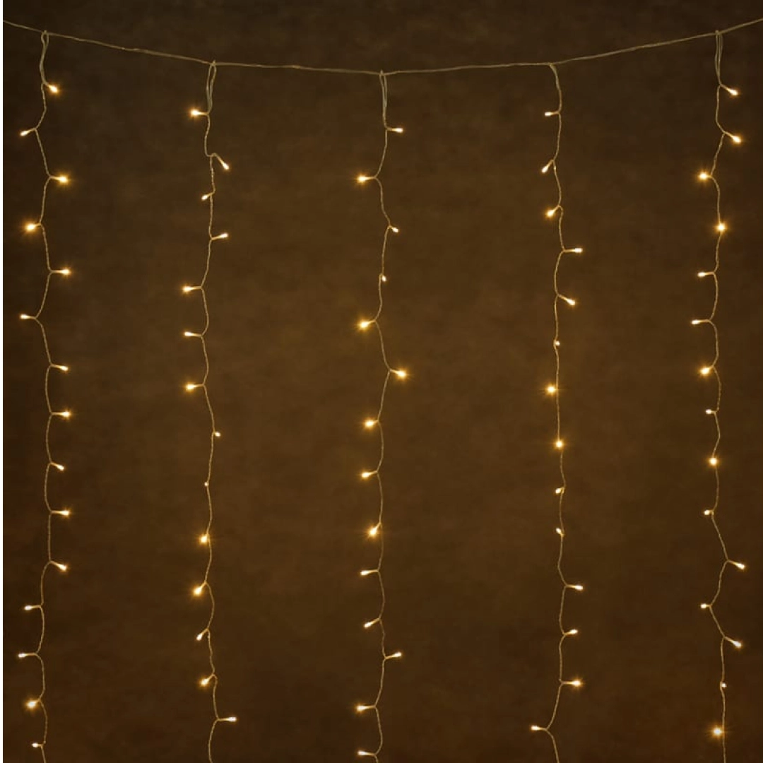 Гирлянда VEGAS Занавес 96 теплых LED ламп, 1.5x1.5 м