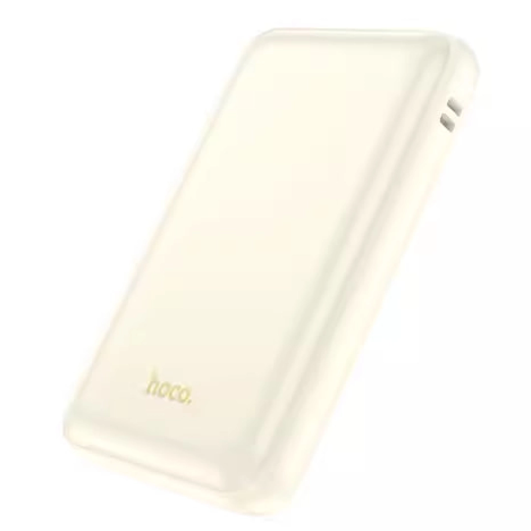 Портативный аккумулятор Hoco Q21 10000mAh молочный