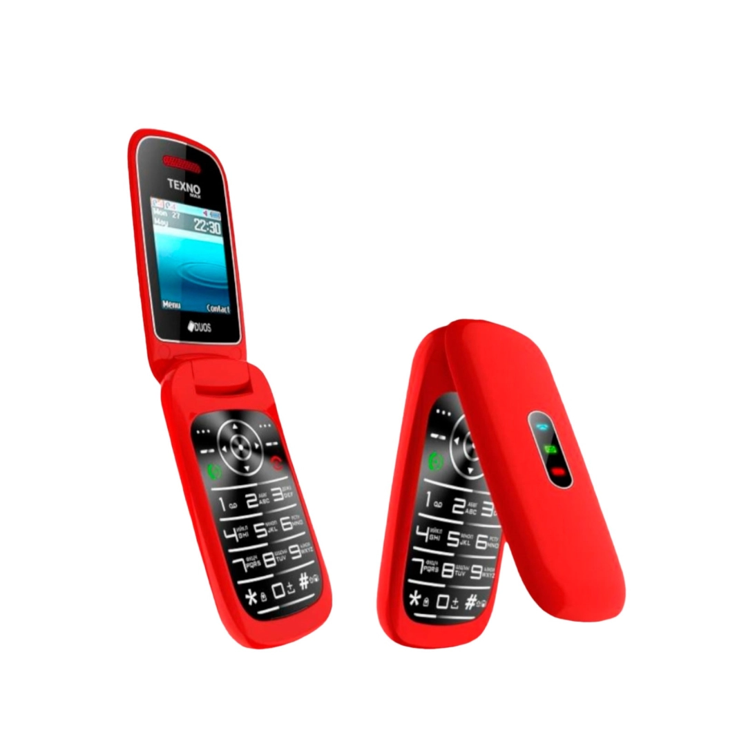 Телефон Texno Max 12 красный