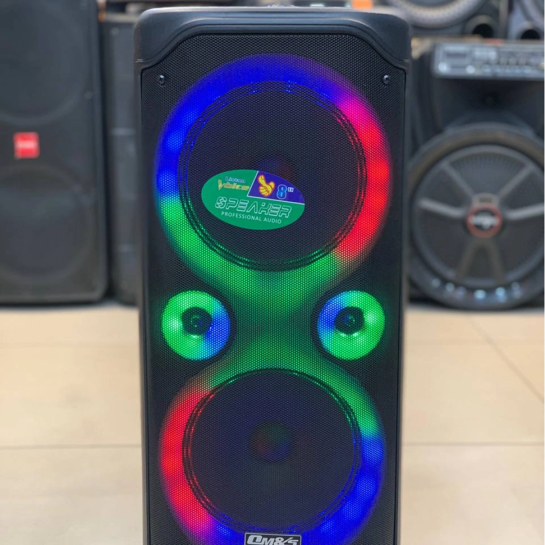 Портативная колонка с микрофоном Om 208