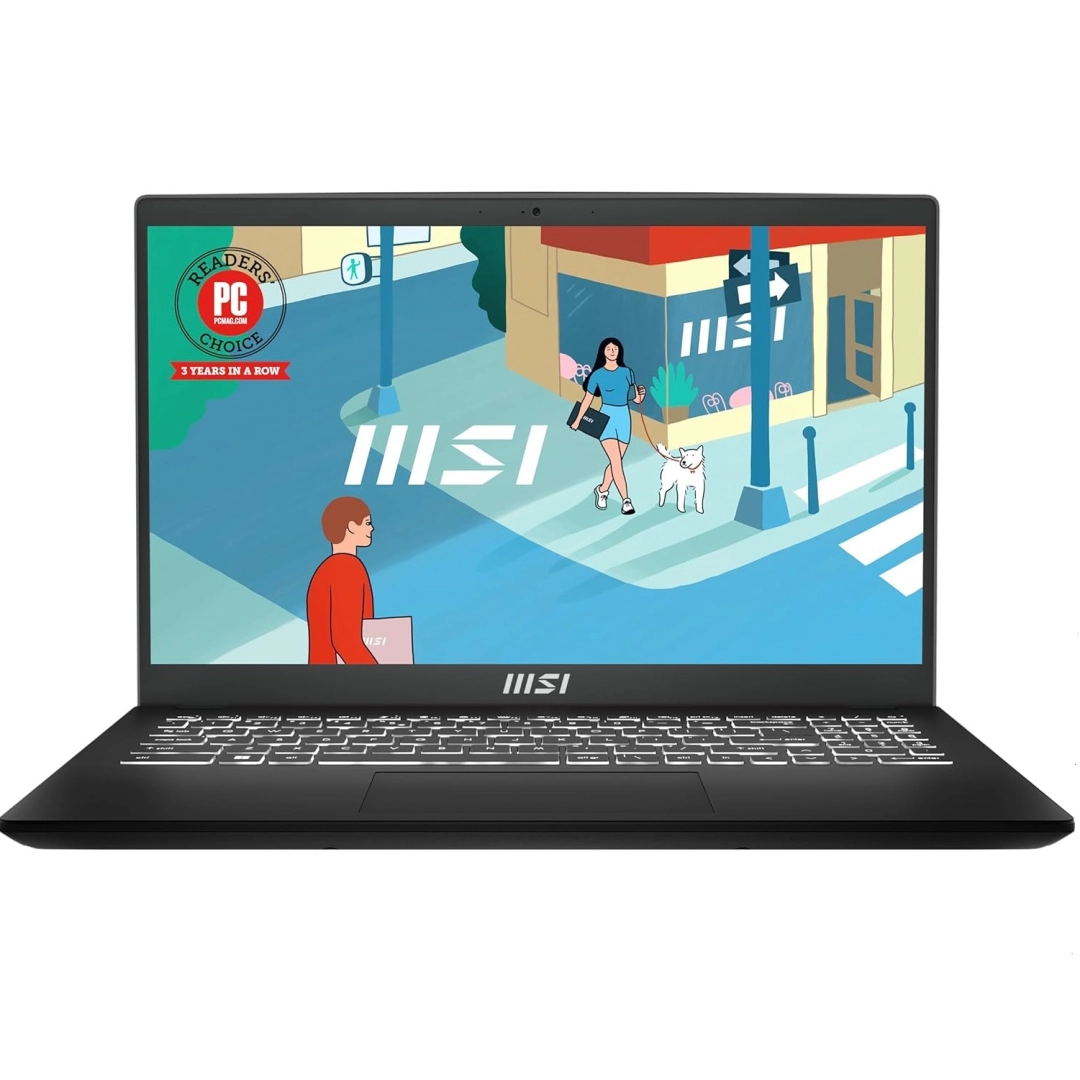 MSI Modern 15 Ryzen 7 7730U, DDR4 8 GB, SSD 512GB,15.6" FHD IPS noutbuki
