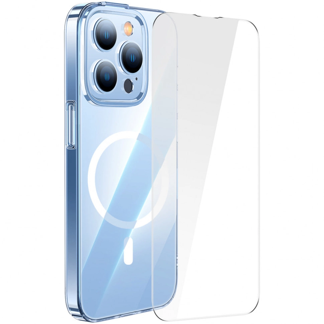 Чехол + защитное стекло Baseus для iPhone 14 Pro