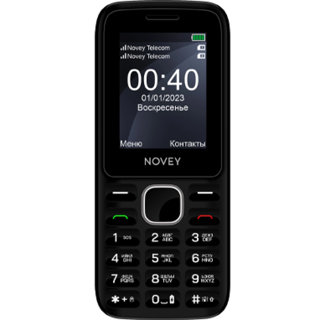 Novey P40 qora telefoni