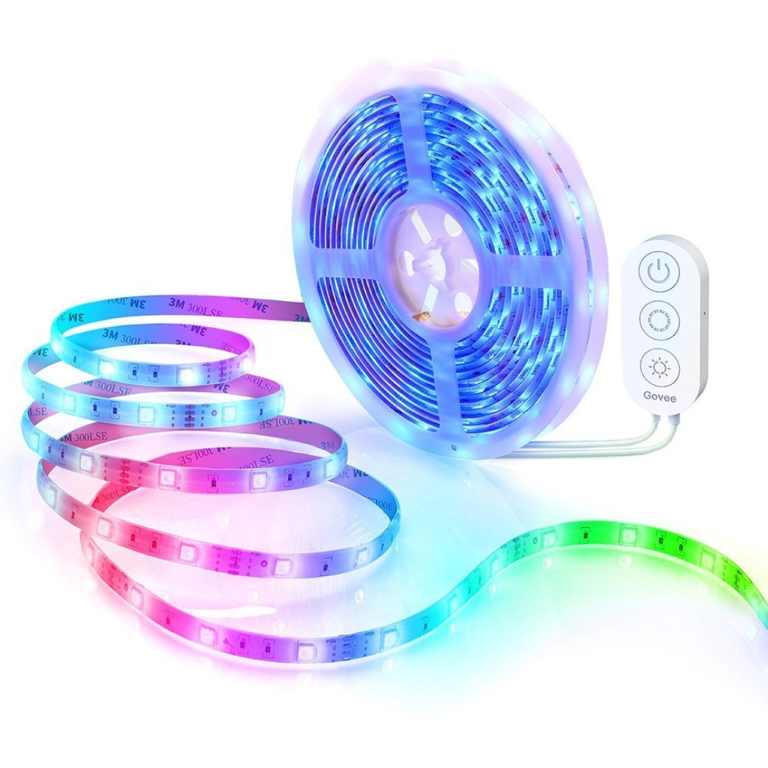 LED aqlli lenta Govee H6110 RGB Smart Wi-Fi + Bluetooth LED Strip Lights 10м Белый