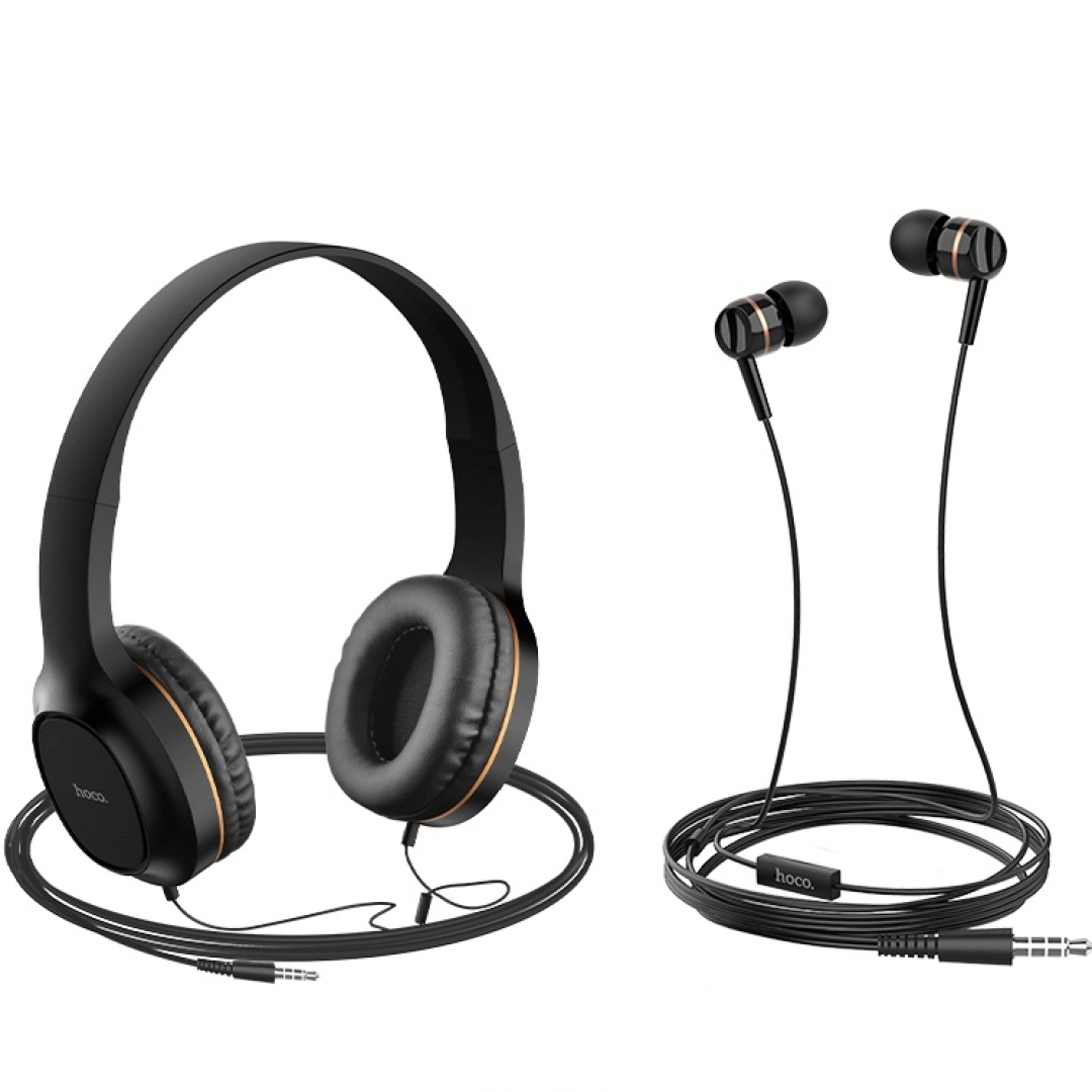 Наушники Hoco W24 gold