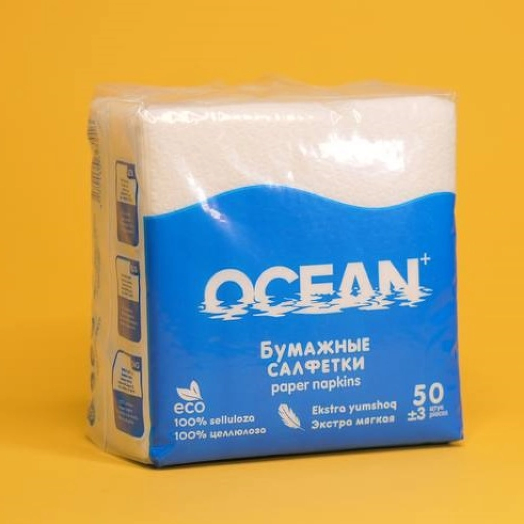 Ocean 50 dona, qog'oz salfetkasi