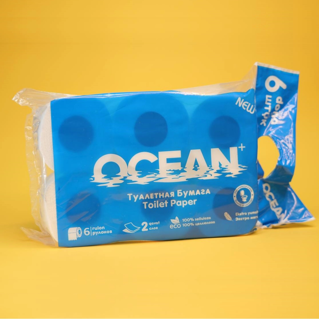 Ocean 6 o'ram, hojatxona qog'ozi