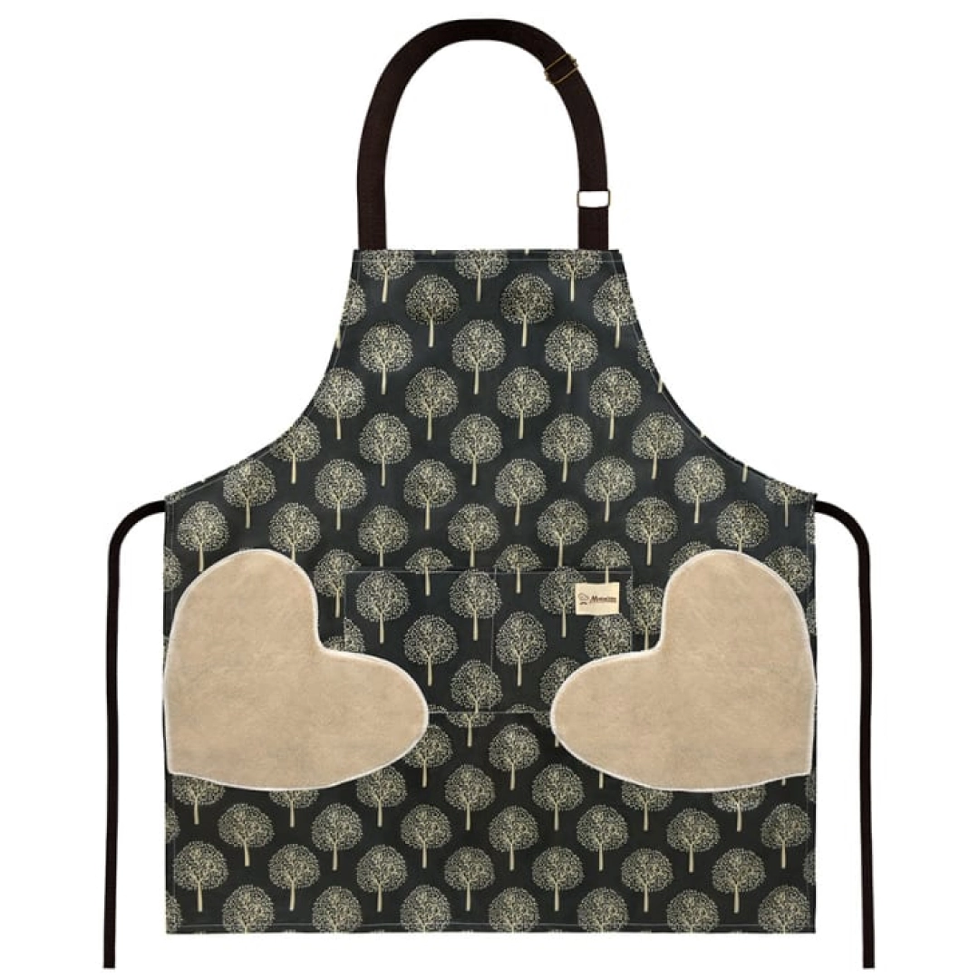 MARMITON Forest suv o‘tkazmaydigan fartugi, cho‘ntakli va mikrofibrali, 65x70 sm, poliester, 17326