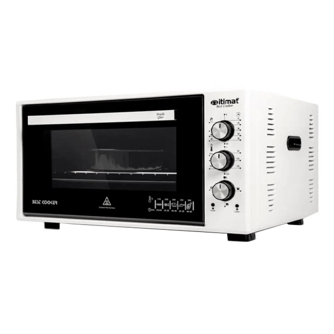 Мини-печь Itimat I-08 DTT (с двойным стеклом) 36L Black, Red, White