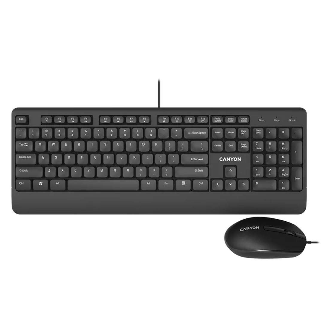 Клавиатура и мышь Canyon SET-14