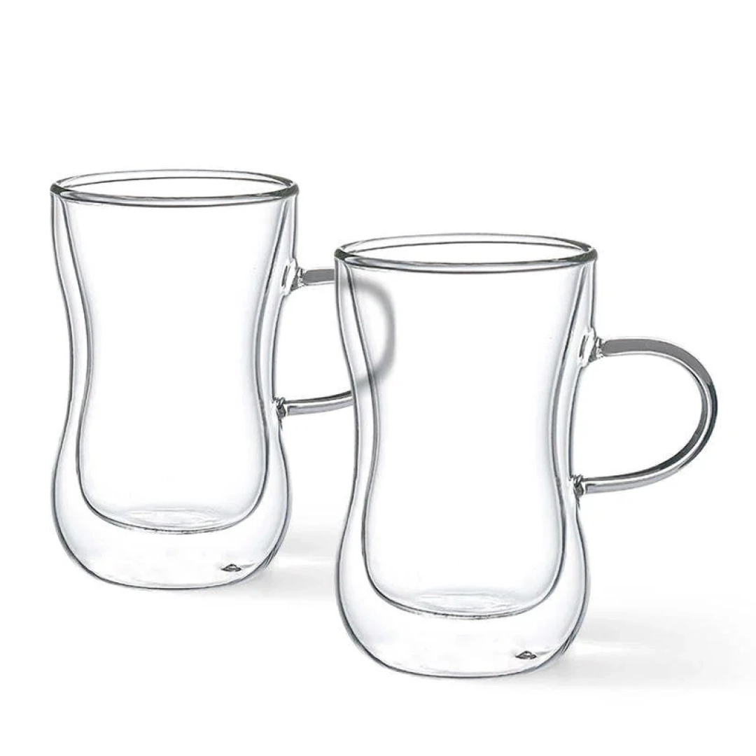 Fissman 150 ml (2 dona) ikki qavatli stakanlar to‘plami