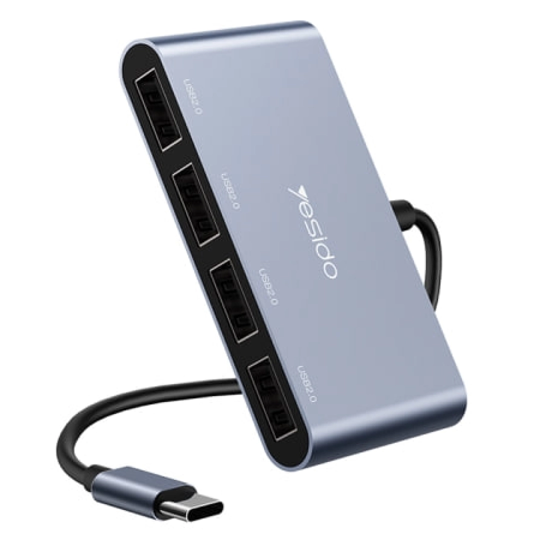 HUB-адаптер YESIDO HB13 USB + Type C - фото №1 HUB-адаптер YESIDO HB13 USB + Type C