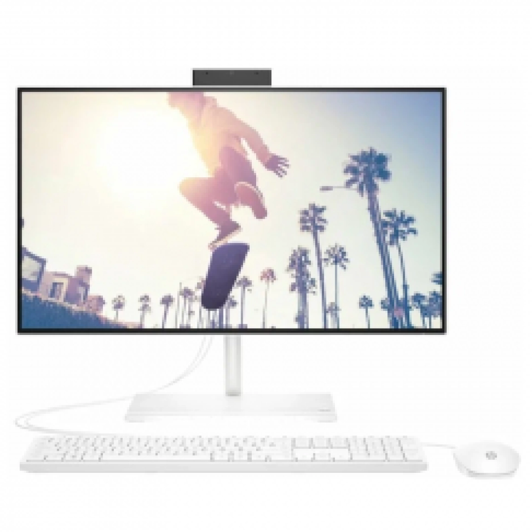 Hp 24-cb1274nh, Сore i3-1215G4, DDR4 8GB, SSD 256, 23.8 FullHD, IPS, Keyboard Mouse White Russian Monobloki