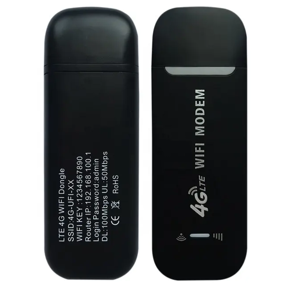 Модем Dongle USB 4G Modem WiFi Hotspot черный