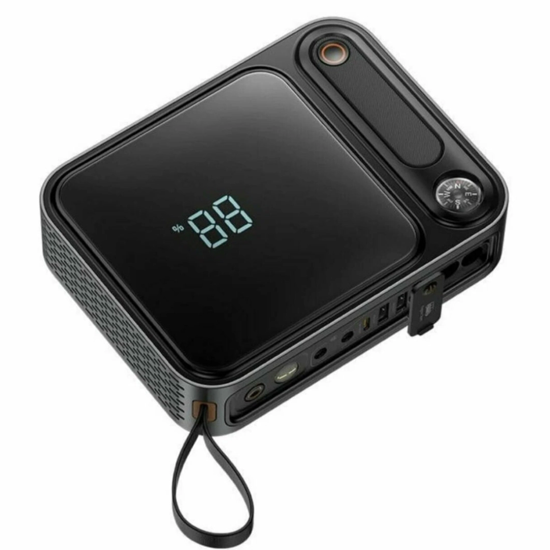 Baseus 3000A Peak Current Car Jump Starter 26800mAh,  avtomobil dvigatelini ishga tushiruvchi qo‘shimcha akkumulyator