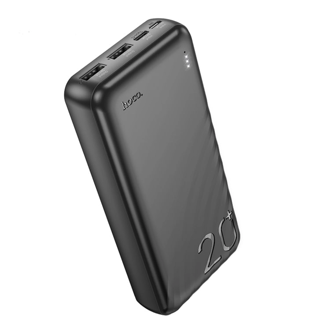Hoco J123A 20000mAh qora tashqi akkumulyatori