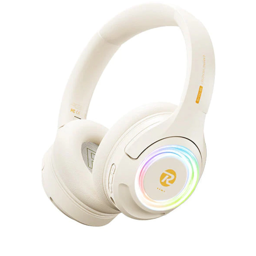 Беспроводные наушники Remax RB-760HB молочный