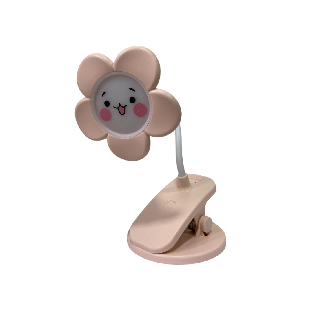 Настольная лампа Цветочек розовый