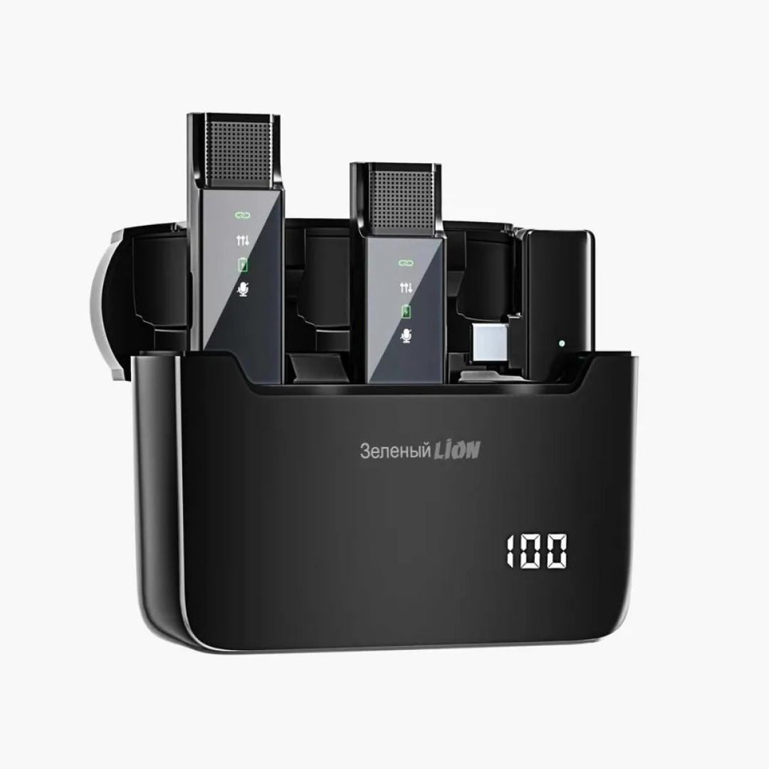 Green Lion 2in1 Digital Display Type-C mikrofoni