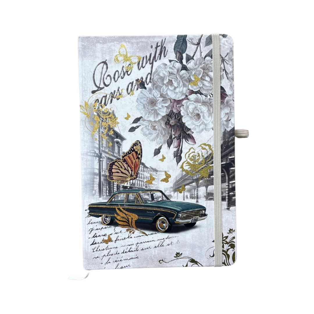 Блокнот Rose with Cars (100 лист)