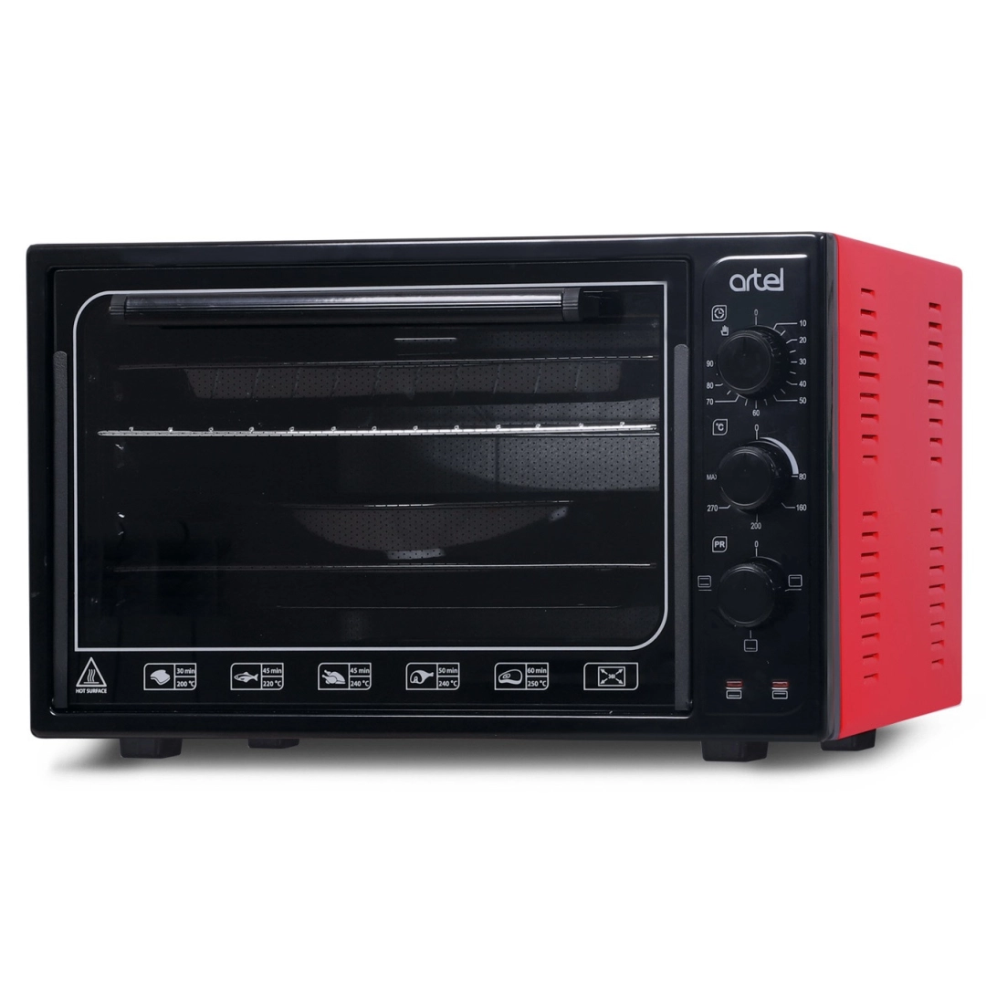 Мини-pech Artel MD-3618 E (Lampali) Qora-qizil